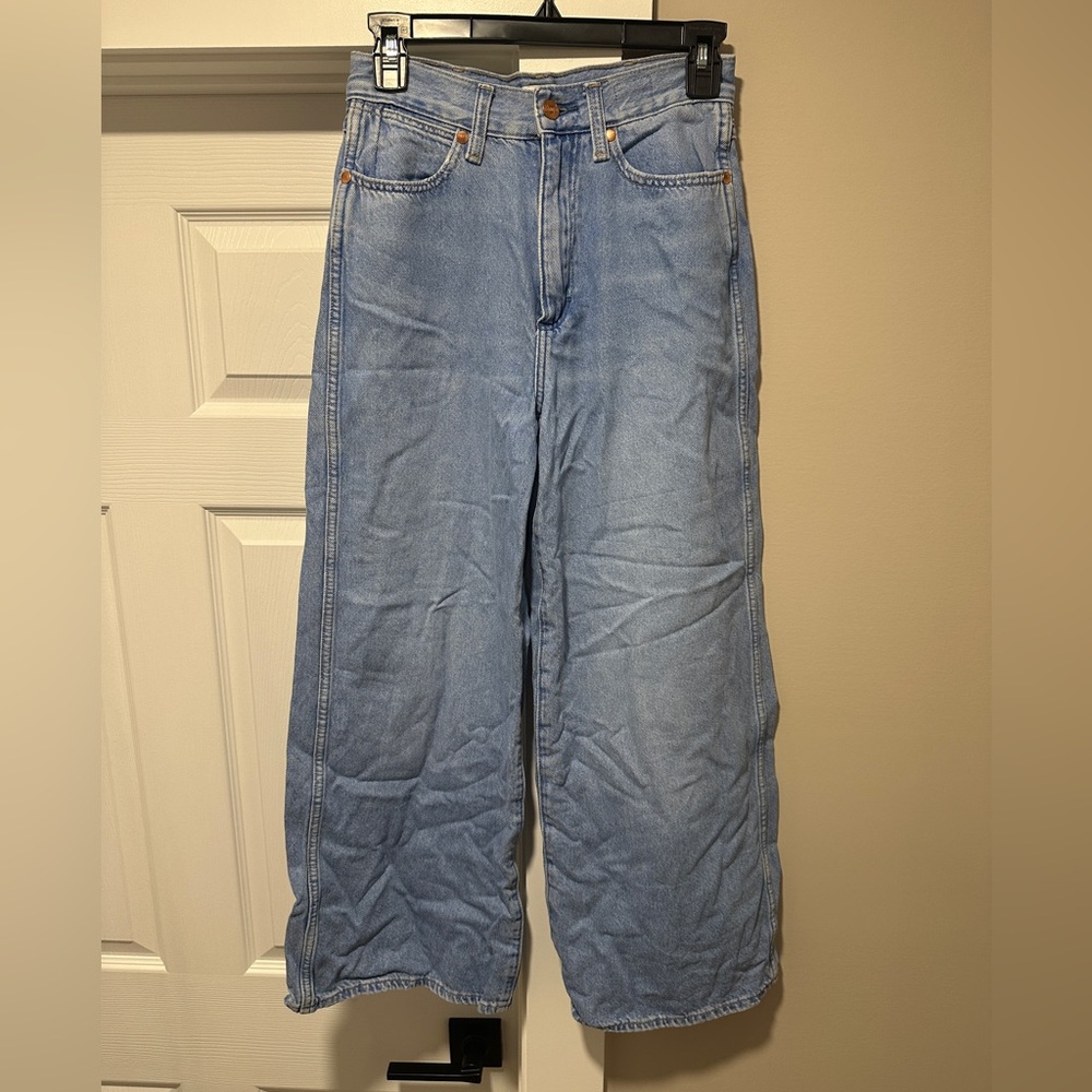 Wrangler Worldwide High Rise Wide Leg Jeans